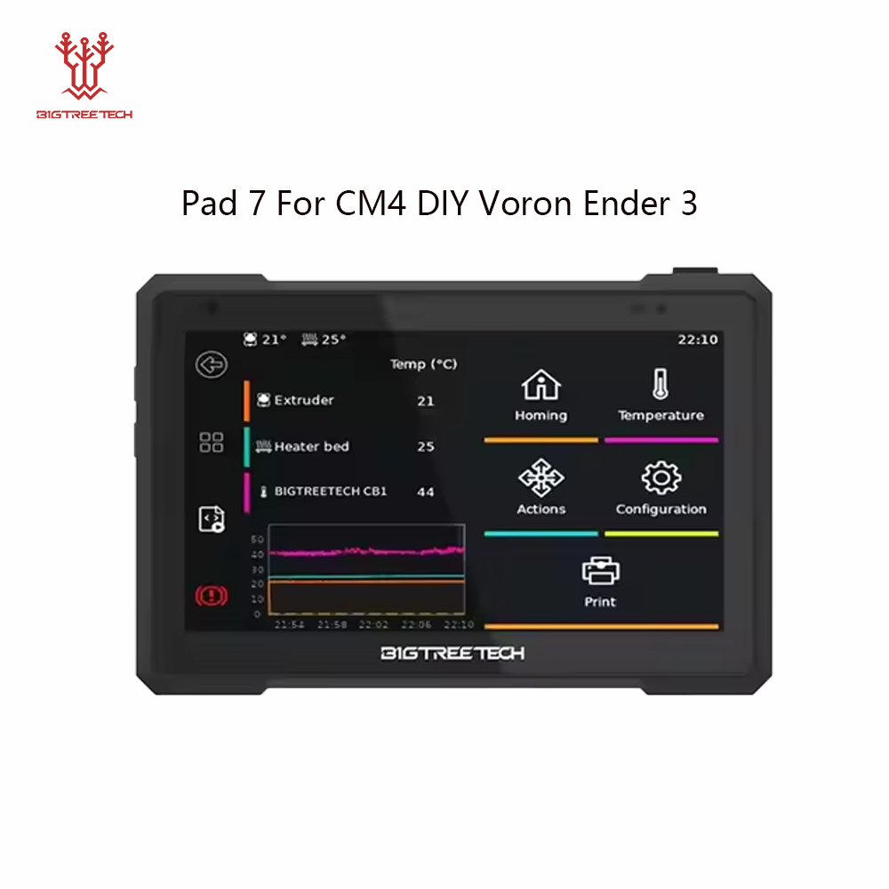 Klipper Pad 7 Inch - شاشة BIGTREETECH Pad 7 IPS تعمل
