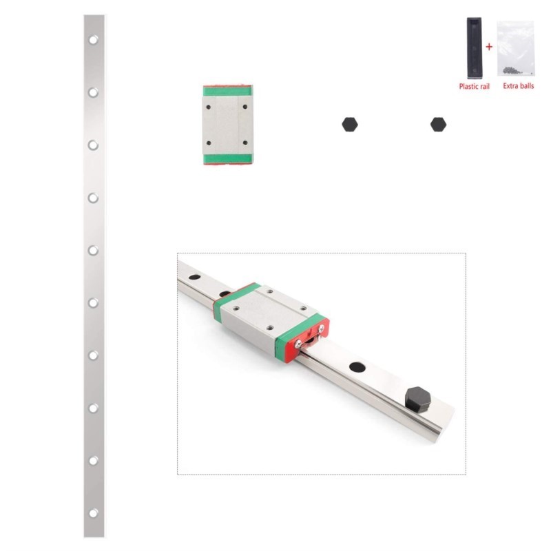 سكة توجيه خطية MGN12 بطول 12 م - مراجعة Linear Rail Mgn12H Set وسعره