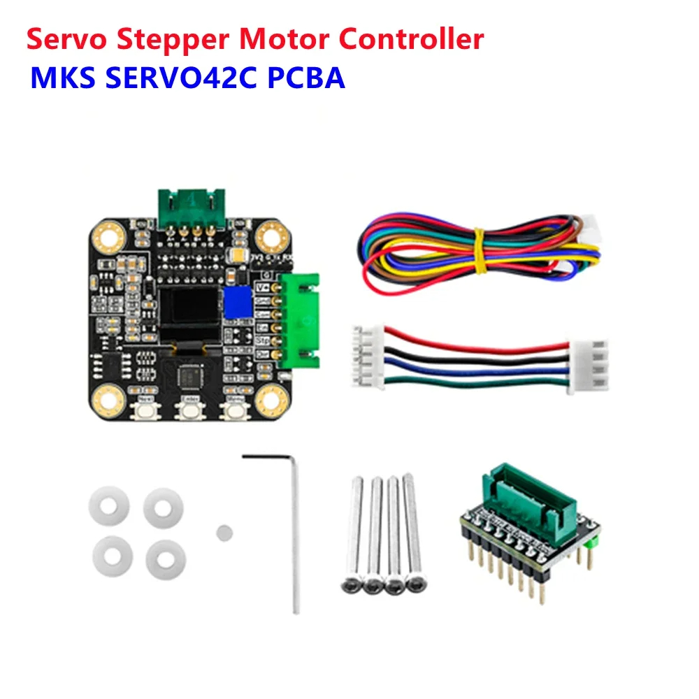 لوحة تحكم محرك خطوي MKS SERVO4 - مراجعة Closed Loop Stepper Motor Nema 17 وسعره