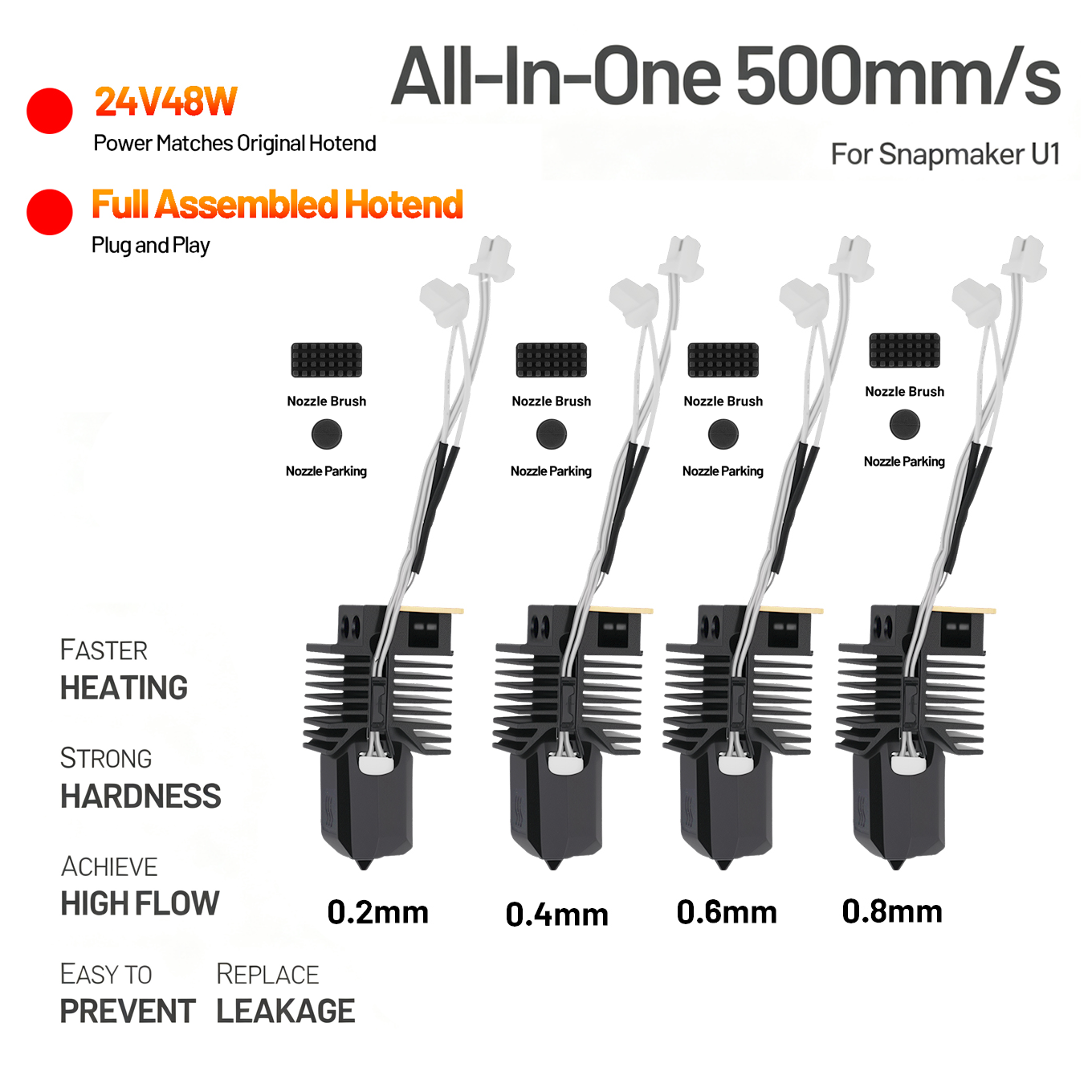 هوت إند لطابعة سناپماكر U1، طق - مراجعة High Flow Ceramic Hotend وسعره